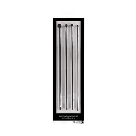 Dilator-Set Ouch aus Silikon vierteilig Schwarz 35,7 cm – Ansicht 2