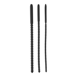 Dilator-Set Ouch aus Silikon dreiteilig Schwarz 24 x Ø 1 cm