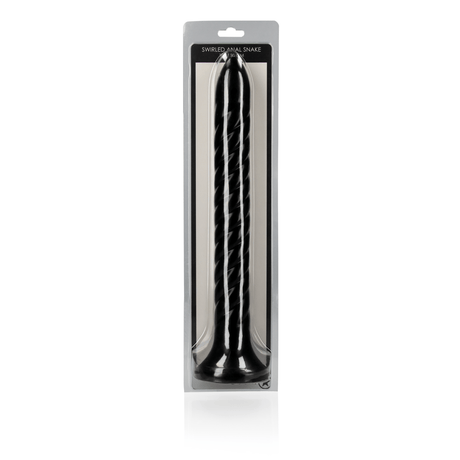 Dildo Anal Snake gedreht Schwarz 30 x Ø 3,6 cm – Ansicht 2