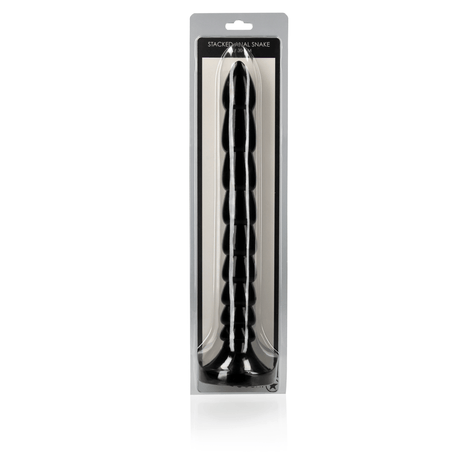Dildo Anal Snake gestapelt Schwarz 30 x Ø 3,5 cm – Ansicht 2