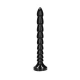 Dildo Ouch Anal Snake gestapelt aus PVC Schwarz 30 x Ø 3,5 cm