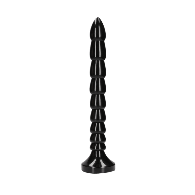 Dildo Ouch Anal Snake gestapelt aus PVC Schwarz 30 x Ø 3,5 cm