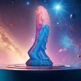 Dildo Ashtar Ausserirdische Menschliche Form Blau 12 x 7,9 cm