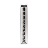 Dildo Ouch Ass Snake mit Perlen aus PVC Schwarz 47 x Ø 3,6 cm – Ansicht 2
