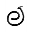 Dildo Ouch Ass Snake aus PVC Schwarz 100 x Ø 2,5 cm