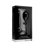 Dildo Ouch aufblasbar aus Silikon Schwarz 15,7 x Ø 5,5 cm – Ansicht 2