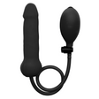 Dildo Ouch aufblasbar aus Silikon Schwarz 15,7 x Ø 5,5 cm