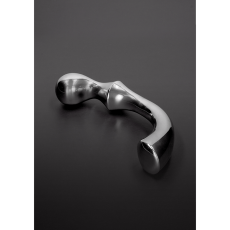 Dildo aus Edelstahl G-Punkt-Welle Silber 22 x 4,2 cm