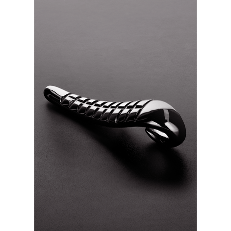 Dildo aus Edelstahl Teufelszunge Silber 20 x 4 cm