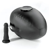 Dildo-Ball Body Dock aufblasbar Schwarz 41,9 cm – Ansicht 2