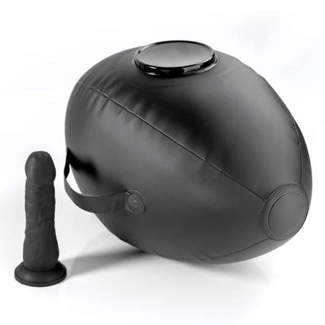 Dildo-Ball Body Dock aufblasbar Schwarz 41,9 cm