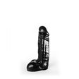 Dildo Bordeaux schwarz 22,5 x 6,1 cm