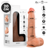 Dildo Bruce M aus Silikon mit Hoden 20 cm Ø 4,5 cm