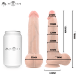 Dildo Bruce S aus Silikon mit Hoden 17,8 cm Ø 4 cm – Ansicht 4