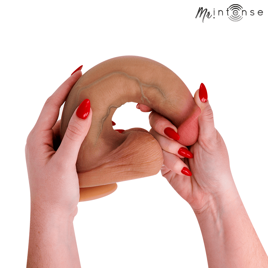 Dildo Bruce XL aus Silikon mit Hoden 25,5 cm Ø 5,5 cm – Ansicht 6