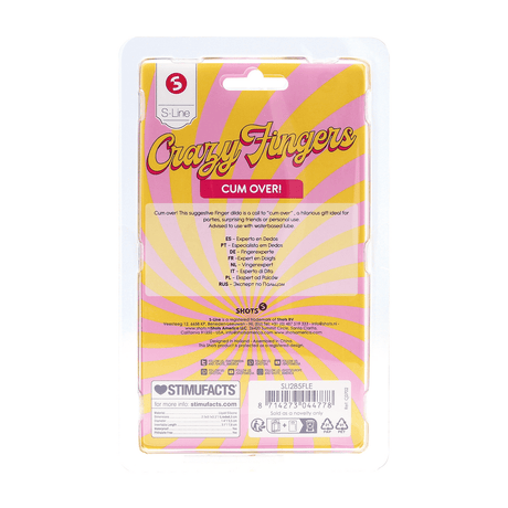 Dildo Crazy Fingers Cum Over Natur 7,8 x Ø 3,5 cm – Ansicht 3