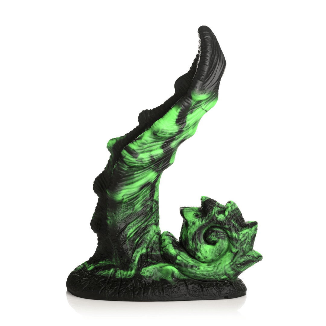 Dildo Creature Cocks Glowzilla nachtleuchtend Silikon Grün 16,2 x Ø 5,8 cm