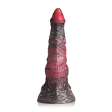 Dildo Creature Cocks Hades Silikon Schwarz und Rot 20,3 cm – Ansicht 5