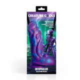 Dildo Creature Cocks Octophallus Silikon Violett und Blau 17,8 x Ø 6,1 cm – Ansicht 3