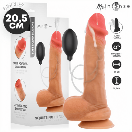 Dildo Danny Spritzer aus Silikon 20,5 cm Ø 4 cm