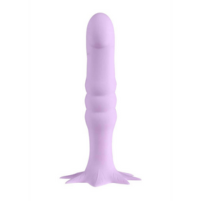 Dildo Dazey mit Hanfblatt-Saugfuß Flieder 17,8 x 3 cm