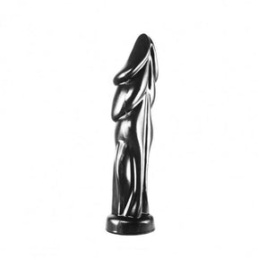 Dildo Eichel Twins schwarz 22 x 5,8 cm