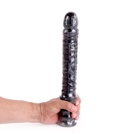 Dildo Fest Im Griff Schwarz 42,5 x 4,5 cm