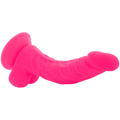 Dildo flexibel vibrierend Rosa 21,5 x 4,5 cm