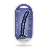 Dildo Ouch G-Punkt aus Silikon mit Perlen in zwei Farben 16,4 x Ø 2,5 cm – Ansicht 2