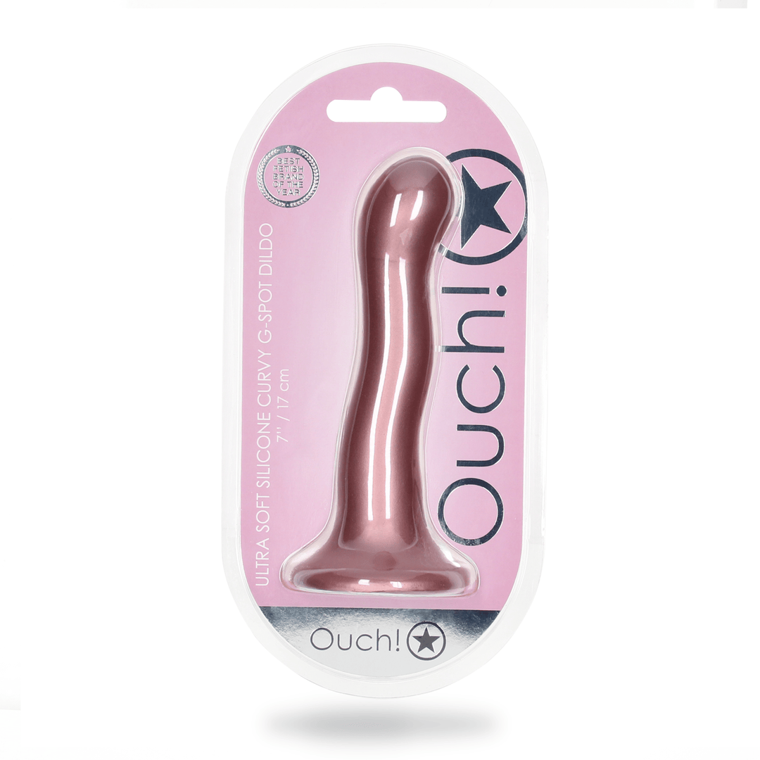 Dildo Ouch G-Punkt aus Silikon ultraweich in drei Farben 17 x Ø 3,7 cm – Ansicht 16