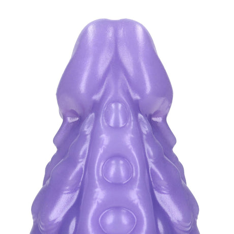 Dildo Galactic Hydra aus Silikon Violett-Blau 16 x Ø 5 cm – Ansicht 6