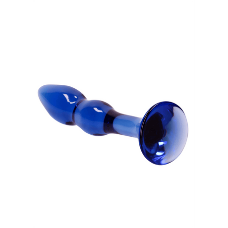 Dildo Gallant Glas Blau 15 x Ø 3,5 cm – Ansicht 6