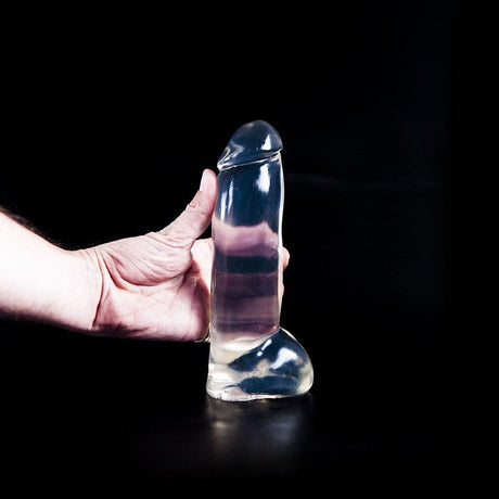 Dildo glatter Hans transparent 23 x 5,5 cm