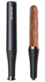 Dildo Griff Vibrierend und Hin- und Hergehend Baseball Bat 20 x 4cm