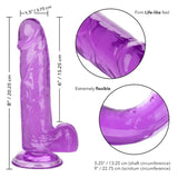 Dildo Große Königin Lila 15,25 x 3,75 cm – Ansicht 6