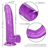 Dildo Große Königin Lila 20,25 x 4,5 cm – Ansicht 5