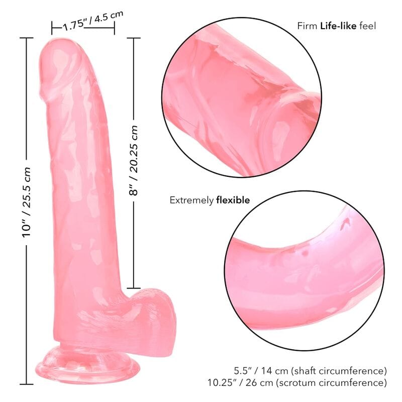 Dildo Große Königin Rosa 20,25 x 4,5 cm – Ansicht 3