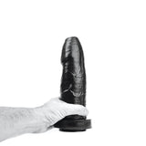 Dildo Handfest Schwarz 25 x 7 cm