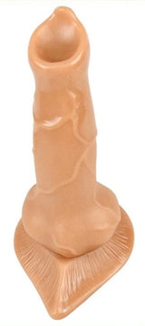 Dildo Hund Schwanz 12 x 4cm Fleisch