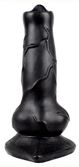 Dildo Hund Schwanz 12 x 4cm Schwarz