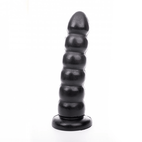 Dildo Hung System Yoo-Hoo mit Perlen Schwarz 27,5 cm