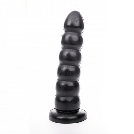 Dildo Hung System Yoo-Hoo mit Perlen Schwarz 27,5 cm