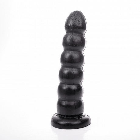 Dildo Hung System Yoo-Hoo mit Perlen Schwarz 27,5 cm – Ansicht 2