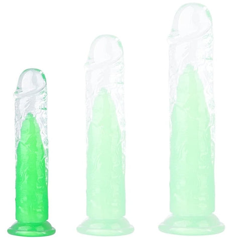 Dildo Jelli Grün 17 x 3,3 cm