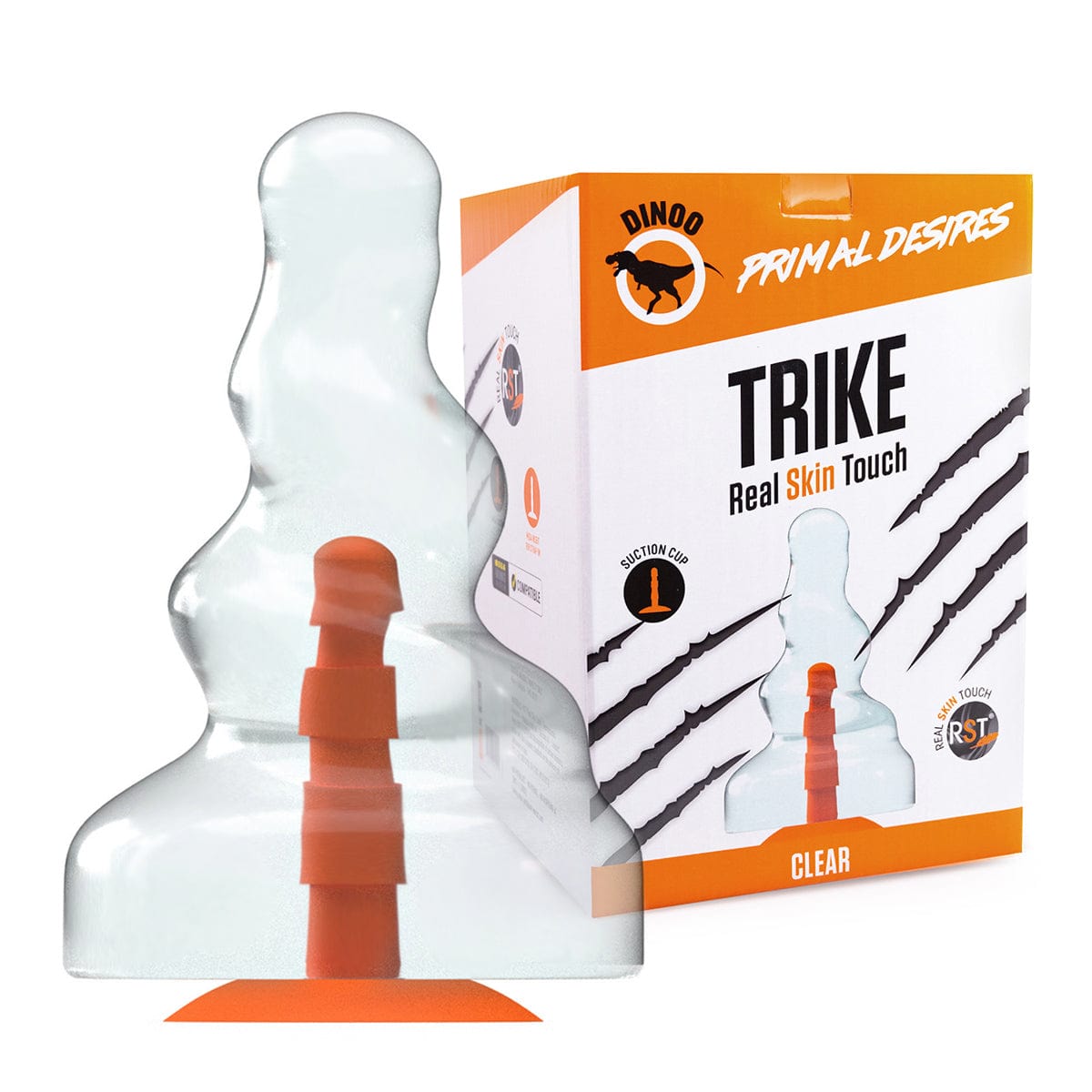 Dildo Kurv Transparent 28 x 10 cm