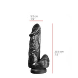 Dildo Lustmacher schwarz 20,5 x 5,2 cm