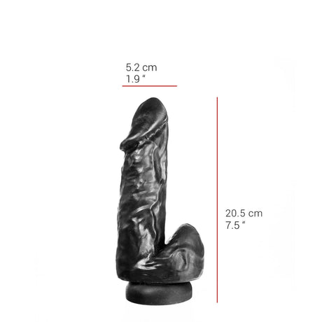 Dildo Lustmacher schwarz 20,5 x 5,2 cm
