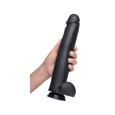 Dildo Master Cock Meister mit Saugfuß PVC Schwarz 26 x Ø 6,2 cm – Ansicht 7