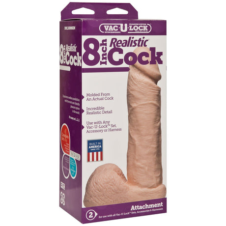 Dildo mit Hoden natur 20,5 x 5 cm