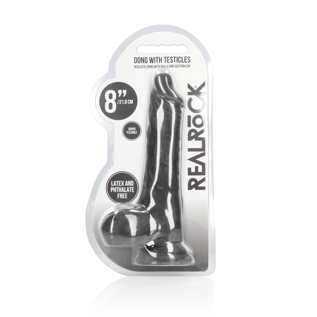 Dildo mit Hoden Schwarz 16 x Ø 4,2 cm – Ansicht 2